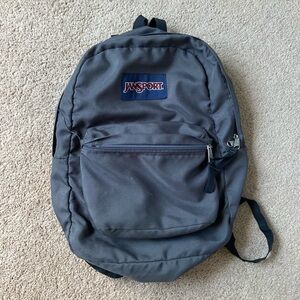 Grey jansport backpack